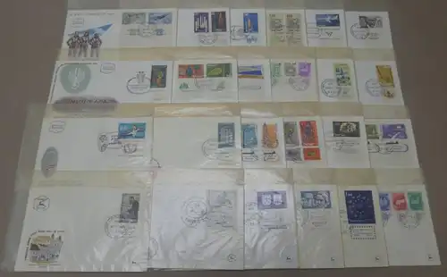 Israel Lot FDC ca 100 Belege gestempelt #IM810