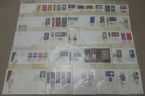 Israel Lot FDC ca 100 Belege gestempelt #IM811