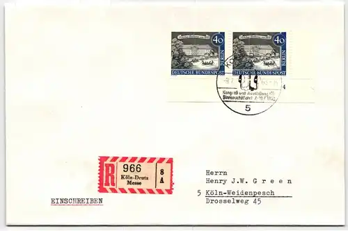 Berlin 223 auf Brief als Mehrfachfrankatur FN 4 #KQ765
