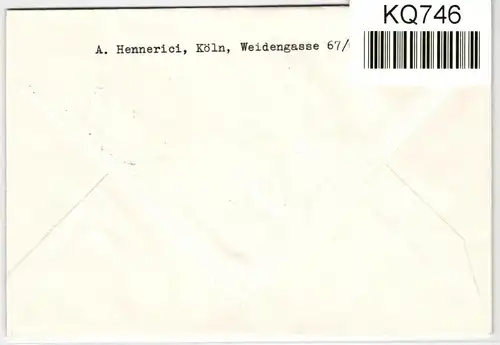 Berlin 151 auf Brief als Einzelfrankatur portogerecht #KQ746