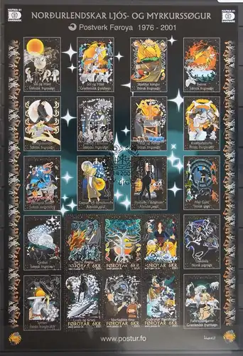 Dänemark Färöer Jahrgang 2001 gestempelt #KO707