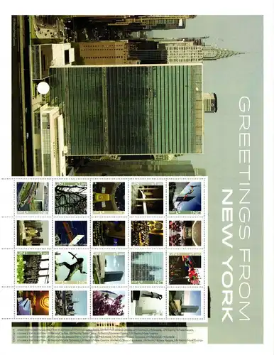 Vereinte Nationen 1469-1478 postfrisch und gestempelt, als Kleinbogen #KS134