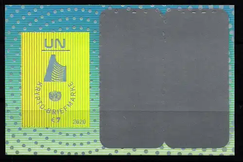 Vereinte Nationen Wien 1100 postfrisch als Block 61 #KS191