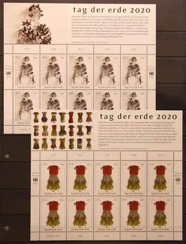 Vereinte Nationen Wien 1084-1085 postfrisch als Kleinbogensatz #KS182