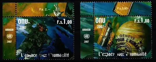 UNO Genf 584-585 gestempelt #KR915