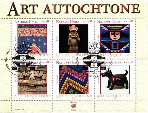 UNO Genf, Wien, New York Block 17, 18, 23 gestempelt als Blockausgabe #KR945