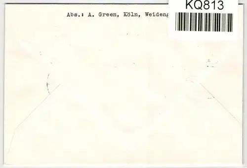 Berlin 173 auf Brief als Mehrfachfrankatur portogerecht #KQ813