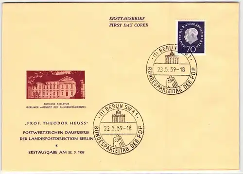 Berlin 186 als Ersttagsbrief #KQ876