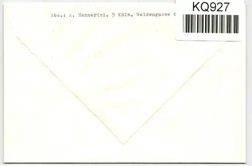 BRD Bund 420 auf Brief 4er Block ohne Formnummer #KQ927