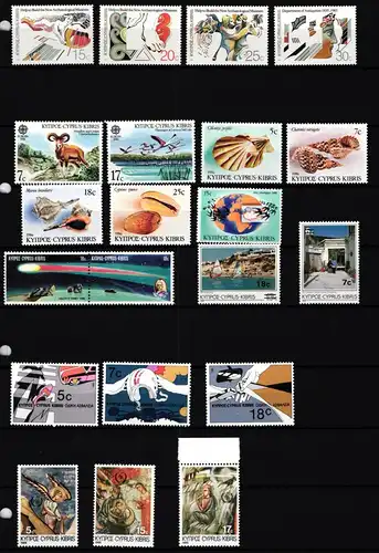 Zypern Jahrgang 1986 postfrisch #JV524