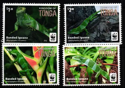 Tonga 2098-2101 postfrisch Leguane #JV439