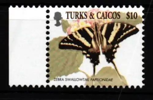 Turks und Caicos 1651 I postfrisch Schmetterling #JV566