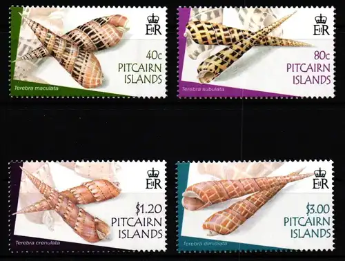 Pitcairn Inseln 651-654 postfrisch Muscheln und Schnecken #JV592