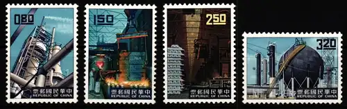 Taiwan 427-430 postfrisch Industrie #JV730