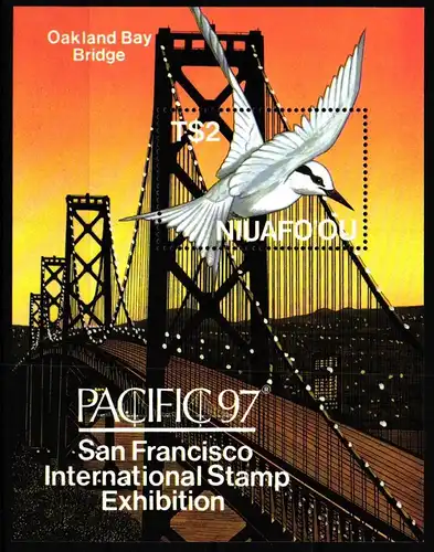 Niuafo'ou Block 18 postfrisch Briefmarkenausstellung #JV753