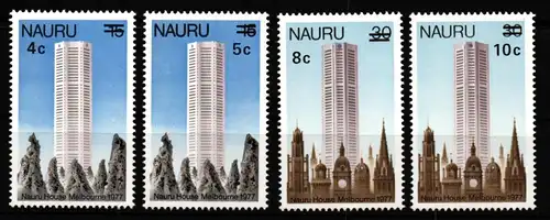 Nauru 158-161 postfrisch #JV783