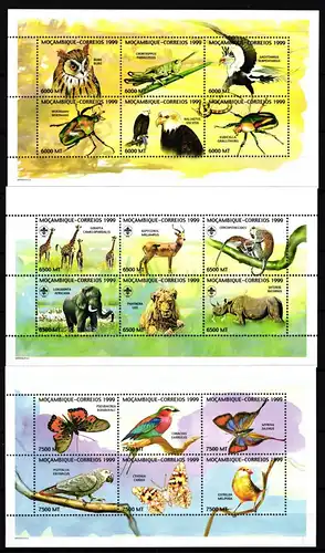 Mosambik 1465-1482 A postfrisch Tiere #JV863