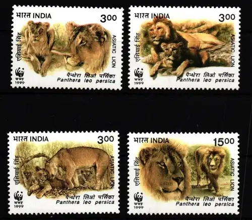 Indien 1704-1707 postfrisch Löwen #JV470