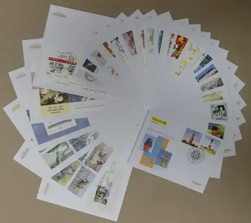 BRD Bund Jahrgang 2007 gestempelt als FDC #KT070