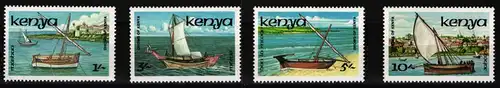 Kenia 374-377 postfrisch Schifffahrt #KC009