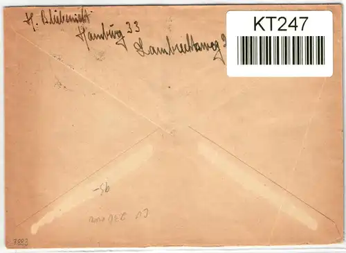 Deutsches Reich 688 auf Brief als Einzelfrankatur portogerecht #KT247