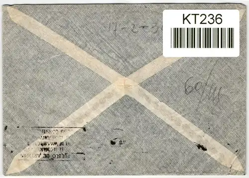 Deutsches Reich 535 u.a. auf Brief als Mischfrankatur portogerecht #KT236