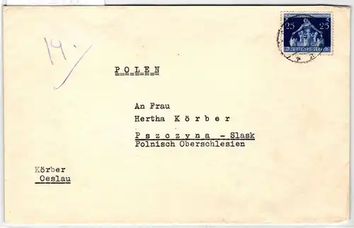 Deutsches Reich 620 auf Brief als Einzelfrankatur portogerecht #KT248