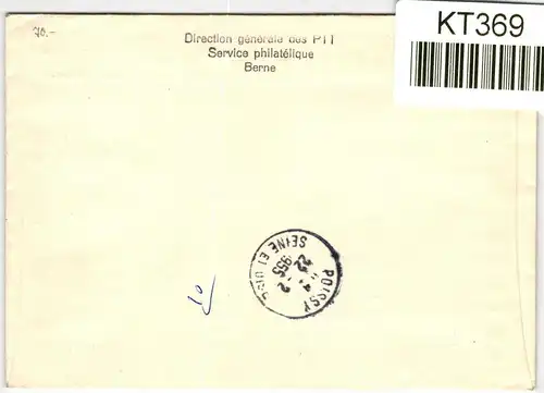 Schweiz 607-610 als Ersttagsbrief #KT369