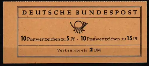 BRD Bund MH 8 II postfrisch geschlossen #KT420