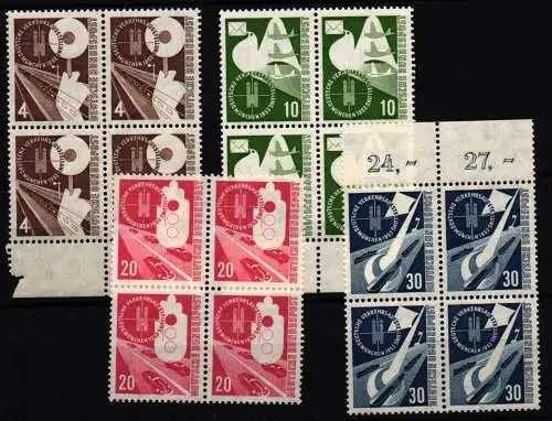 BRD Bund 167-170 postfrisch als 4er Block #KT526