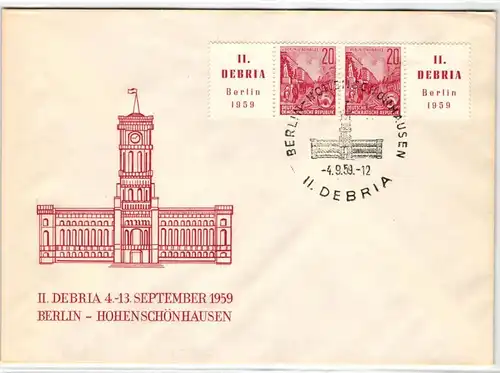 DDR 580 B ZF auf Ausstellungskarte #KT582