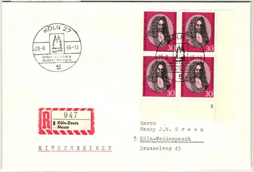 BRD 518 FN auf Brief Formnummer 2 #KT127