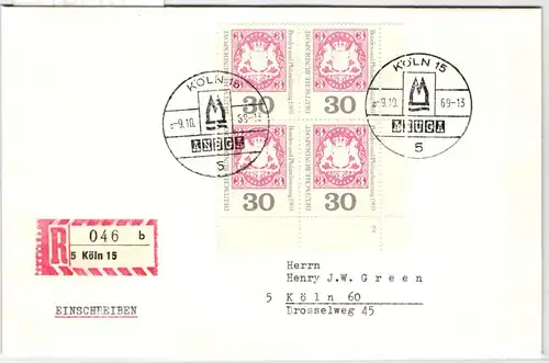 BRD 601 FN auf Brief Formnummer 2 #KT161