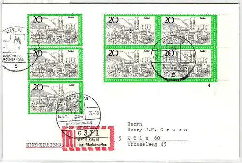 BRD 704 FN auf Brief Formnummer 4 #KT183