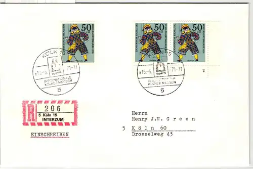 BRD 653 FN auf Brief Formnummer 2 #KT189