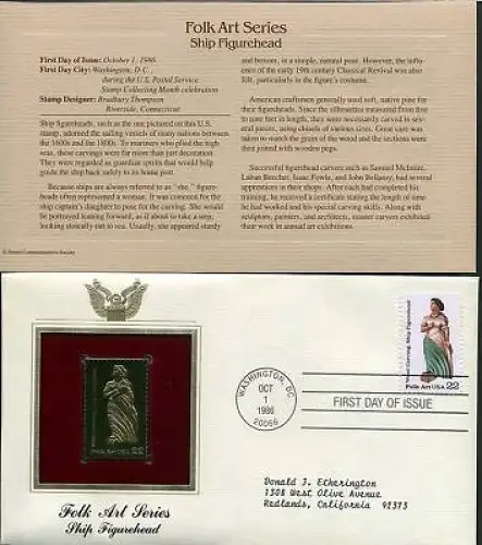 USA Goldmarke 1853 Ersttagesbrief/FDC #AJ212