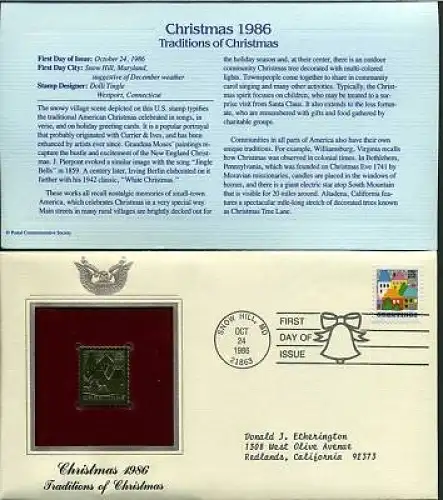 USA Goldmarke 1857 Ersttagssonderstempel #AJ214