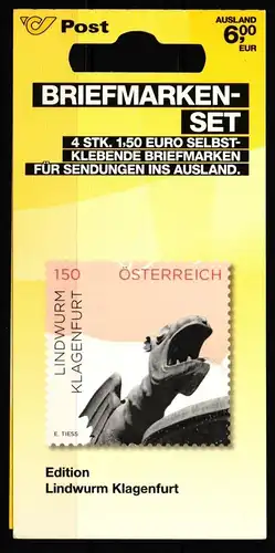 Österreich MH 0-33 postfrisch Markenheftchen #KU978