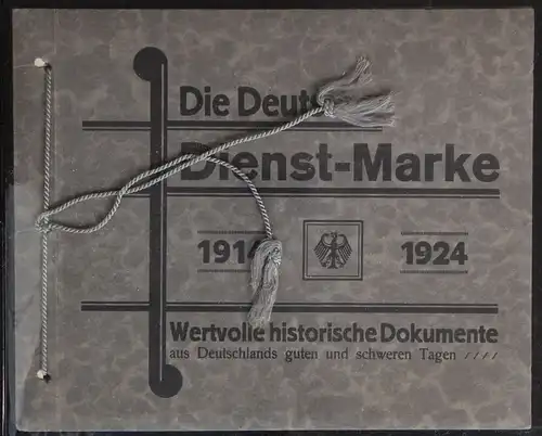 Deutsches Reich Dienstmarken aus schweren Tagen im kleinen Heftchen #KS603