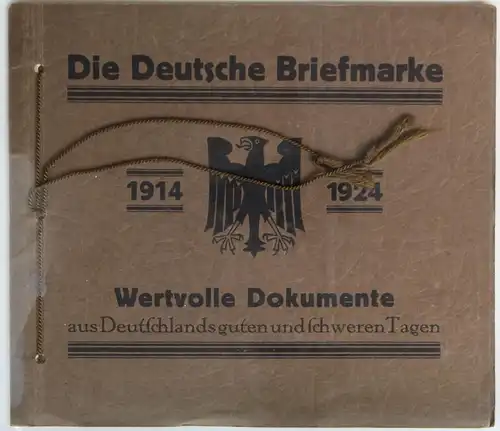 Deutsches Reich wertvolle Dokumente aus schweren Tagen im Heftchen #KS604