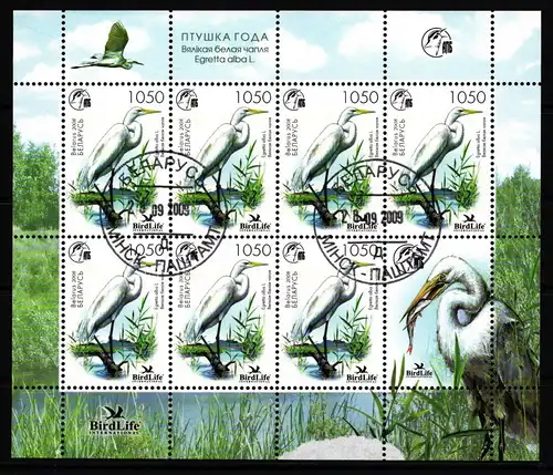 Belarus 703 gestempelt als Kleinbogen Weissrußland #KU106