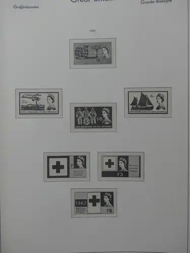 Leere Vordruckalben Leuchtturm Großbritannien 1952-2019 mit Zusatzblätter #IM813