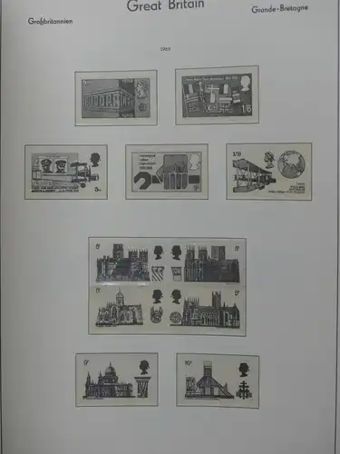 Leere Vordruckalben Leuchtturm Großbritannien 1952-2019 mit Zusatzblätter #IM813