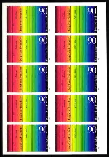BRD Bund 2848 postfrisch als Folienblatt #KU341