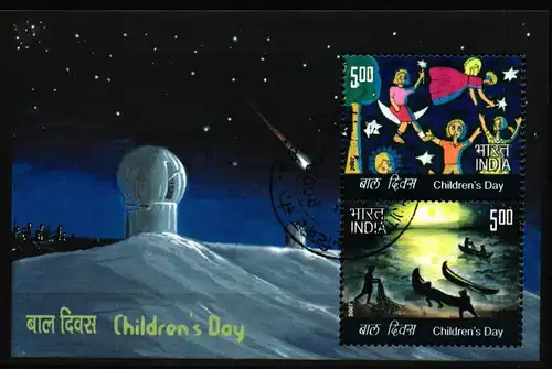 Indien 2238-2239 gestempelt als Block 49 #KU288