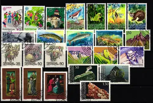 Liechtenstein Jahrgang 1989 gestempelt #KU619