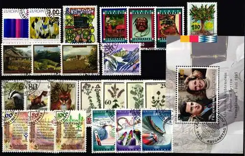 Liechtenstein Jahrgang 1993 gestempelt #KU623