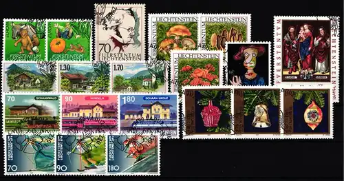 Liechtenstein Jahrgang 1997 gestempelt #KU627