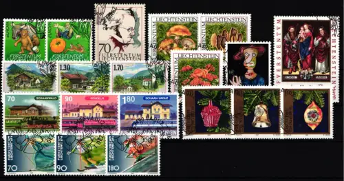 Liechtenstein Jahrgang 1997 gestempelt #KU627