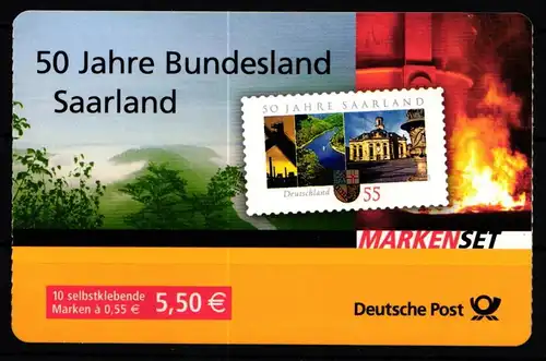 BRD Bund 2595 gestempelt als Markenheftchen mit Sonderstempel #KV026